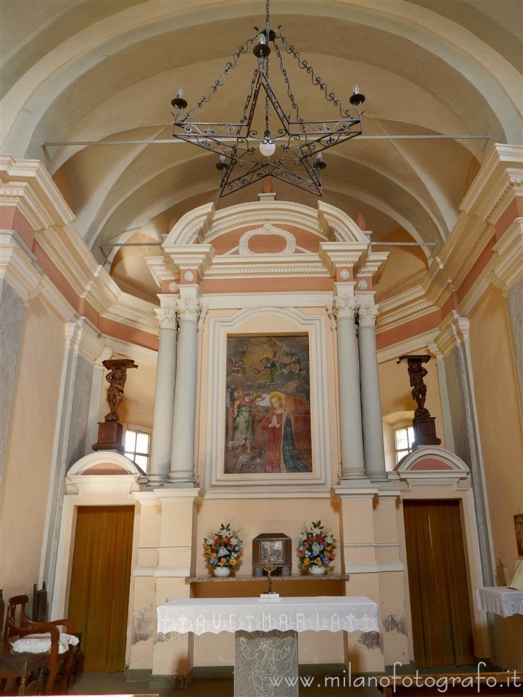 Sandigliano (Biella, Italy) - Presbytery of the Sanctuary of the Virgin of the Boscazzo